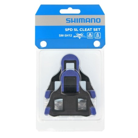 SHIMANO Tacchette Pedali SPD-SL SH12 Blu 2gradi