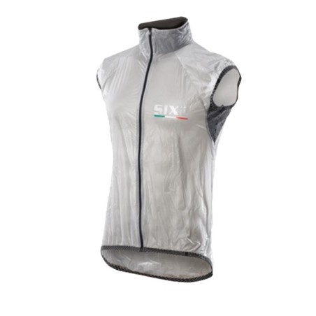 SIX2 Gilet antivento TRASPARENT